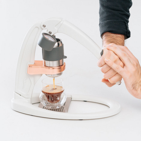 Flair Espresso Pro 2 manuaalne espressomasin, kaasaskantav – valge