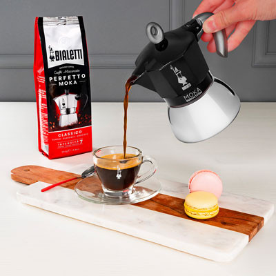 Espressokann Bialetti New Moka Induction 4-cup Black