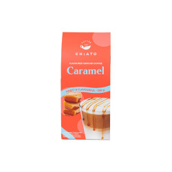 Karamellin makuinen jauhettu kahvi CHiATO Caramel, 250 g