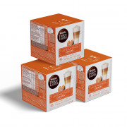 Kawa w kapsułkach NESCAFÉ® Dolce Gusto® „Caramel Latte Macchiato“, 3 x 8+8 szt.