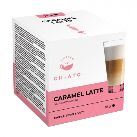 Kaffekapslar kompatibla med NESCAFÉ® Dolce Gusto® CHiATO ”Caramel Latte”, 3 x 16 st.