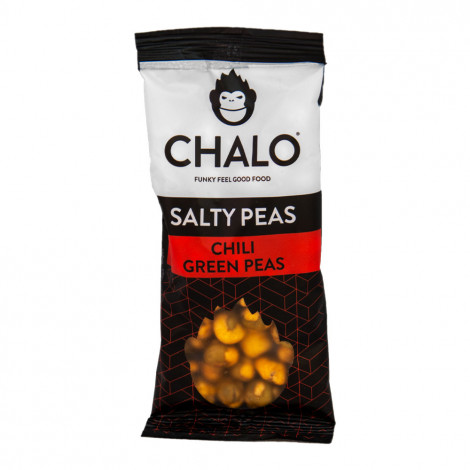 Sūdytų pupelių užkandis Chalo „Chili Green Peas“, 40 g