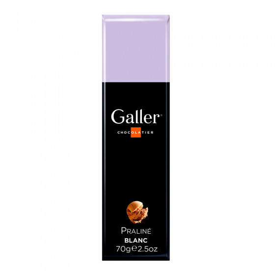 Šokoladinis batonėlis Galler „White Praliné“, 70 g Šokoladinis batonėlis Galler „White Praliné“, 70 g