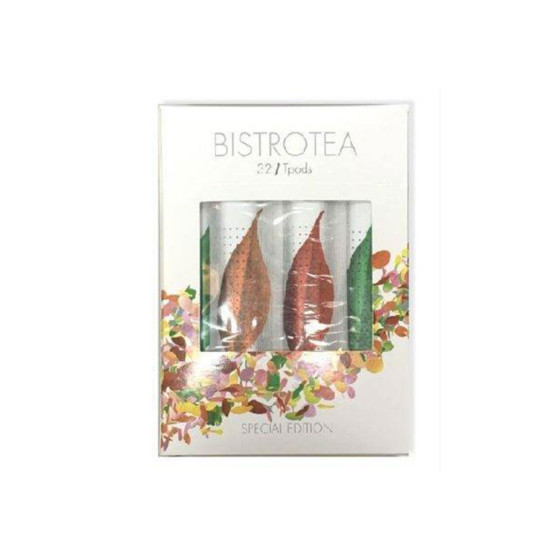 Organic Tea Set Bistro Tea Favorite Collection, 32 Pcs.