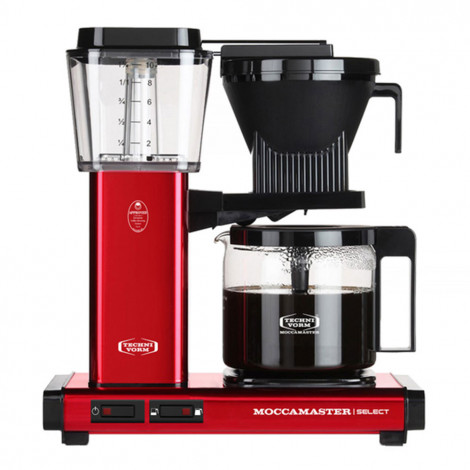 Demonstrācijas kafijas automāts ar filtriem Moccamaster “KBG 741 Select Metallic Red”