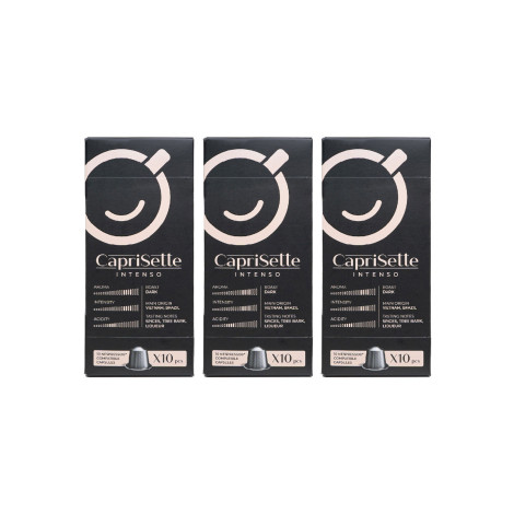 Kaffekapslar för Nespresso® maskiner Caprisette Intenso, 3 x 10 st.