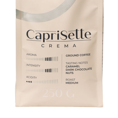 Malet kaffe Caprisette Crema, 250 g