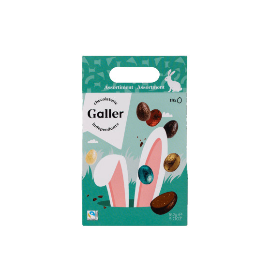 Assortiment D&Apos Œufs De Pâques Au Chocolat Galler Pocketbag 162 G Coffee Friend