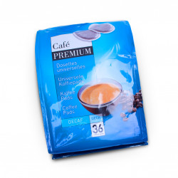 Kaffeepads Coffee Premium „Decaf“, 36 Stk.