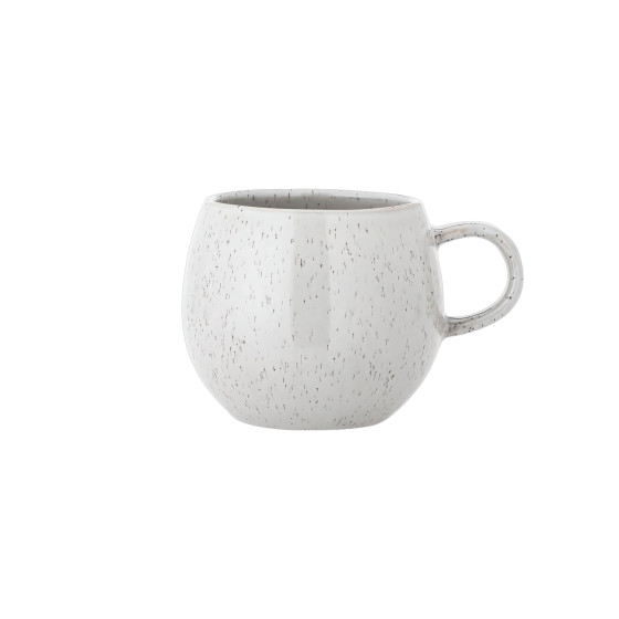 Kubek Bloomingville White Stoneware Addison, 500 ml
