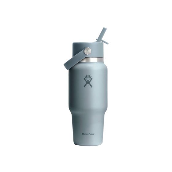 Hydro Flask Wide Mouth Flex Straw Cap Shale Gray juomapullo, 710 ml