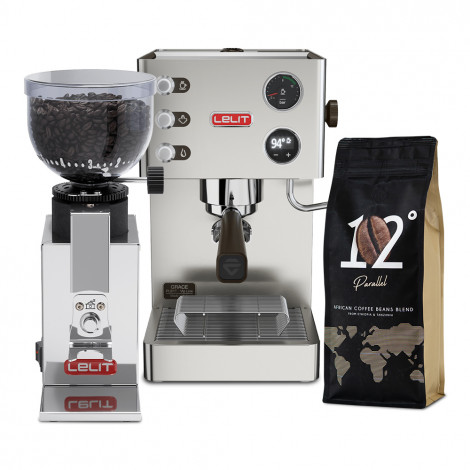 Kaffeemaschine-Set Lelit PL81T + PL043MMI + Parallel 12