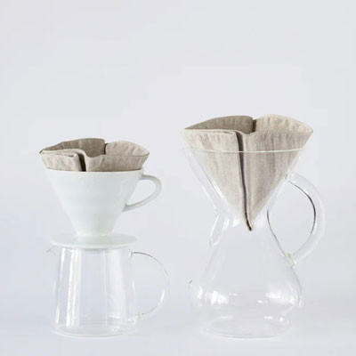 Herbruikbaar linnen filter voor Chemex Crooked Nose & Coffee Stories