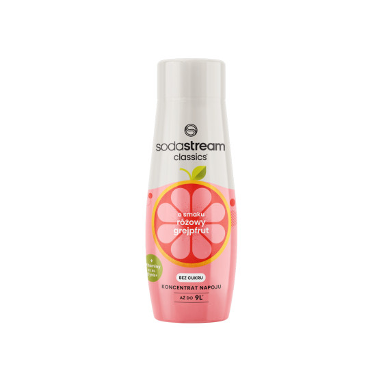 Siirappi SodaStream Classics Pink Grapefruit Zero (SodaStream-hiilihapotuslaitteille), 440 ml