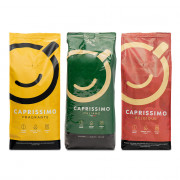 Kavos pupelių rinkinys „Caprissimo Fragrante + Italiano + Belgique“, 3 kg