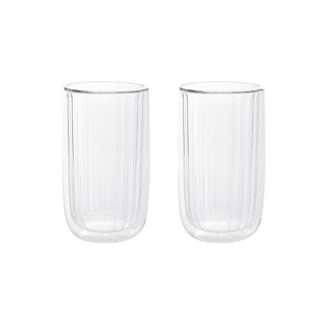 Doppelwandige Gläser Homla CEMBRA GROOVE, 2 x 350 ml