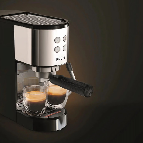 Krups Virtuoso Essential XP4418 pusiau automatinis kavos aparatas – juodas