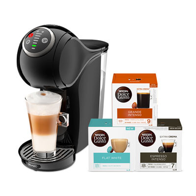 Kaffeemaschine NESCAFÉ® Dolce Gusto® GENIO S PLUS EDG 315.B + 48 Kaffeekapseln als Geschenk