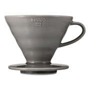 Keramische koffiedruppelaar Hario V60-02 Grey