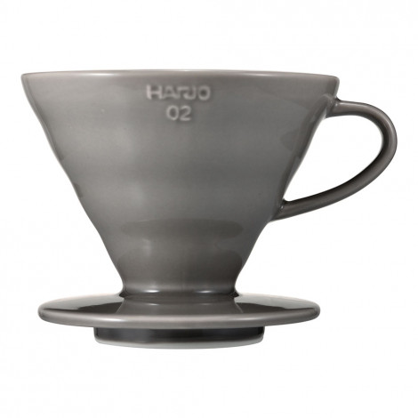 Ceramic coffee dripper Hario “V60-02 Grey”