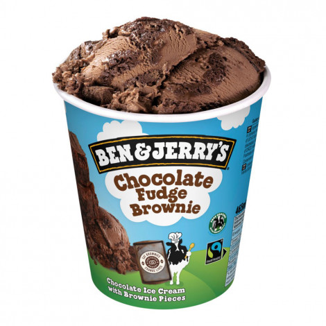 Valgomieji ledai Ben & Jerry’s Chocolate Fudge Brownie, 500 ml