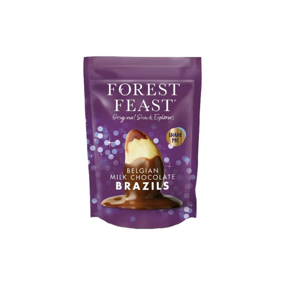 Forest Feast Paranüsse umhüllt von Milchschokolade, 120 g