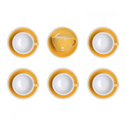 Latte cup with a saucer Loveramics Egg Yellow, 300 ml, 6 pcs.