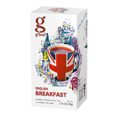 Musta tee g’tea! English Breakfast, 25 kpl.