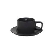 Cup with a saucer Homla MARIN Black, 200 ml