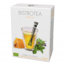 Ekologiška žolelių arbata Bistro Tea „Herbs’n Honey“, 32 vnt.