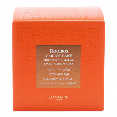 Hedelmä- ja yrttitee Dammann Frères Rooibos Carrot Cake, 25 kpl.