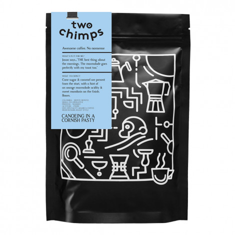 Coffee beans Two Chimps Canoeing in a Cornish Pasty, 250 g