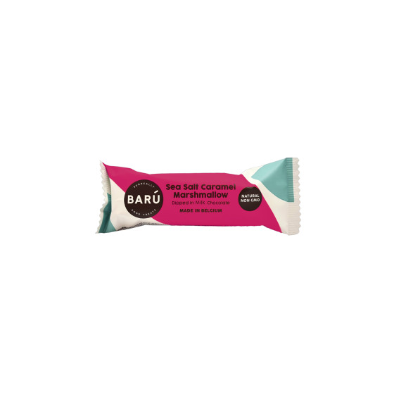 BARU Sea Salt Caramel marshmallow doppad i mjölkchoklad, 30 g