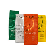 Kavos pupelių rinkinys Caprisette, 4 x 250 g