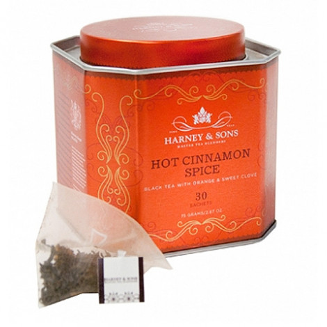 Black flavoured tea Harney&Sons “Hot Cinnamon Spice”, 30 pcs.
