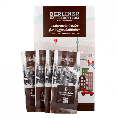 Berliner Kaffeerösterei BKR-Kaffee-Adventskalender 2020 (ganze Bohne), 24 x 50 g