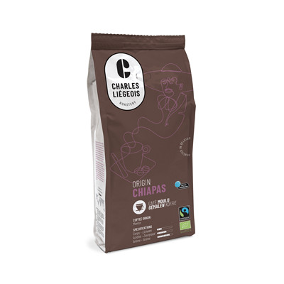 Ground coffee Charles Liégeois Chiapas, 250 g