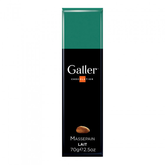 Šokoladinis batonėlis Galler „Milk Marzipan“, 70 g Šokoladinis batonėlis Galler „Milk Marzipan“, 70 g