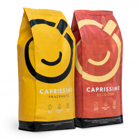 Kavos pupelių rinkinys „Caprissimo Duo“, 2 kg