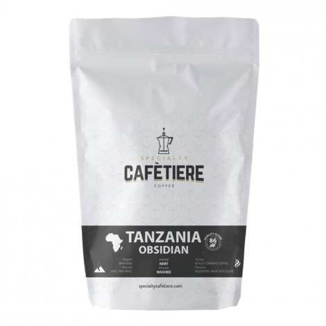 Specialty coffee beans Specialty Cafétiere Tanzania Obsidian, 2×250 g
