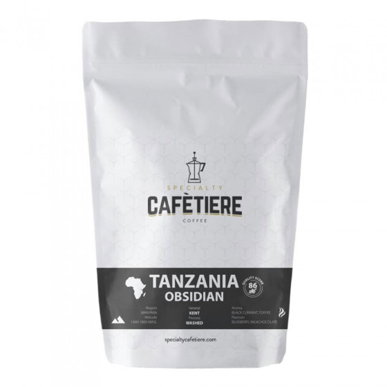 Specialty Coffee Beans Specialty Cafétiere Tanzania Obsidian, 2x250 G