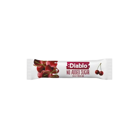 “Yoghurt-coated muesli bar with no added sugar Diablo Sugar Free Cherry, 30 g  “