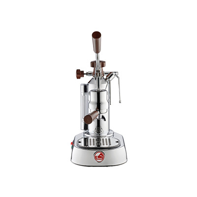 La Pavoni Europiccola Lusso Wooden Handles Lever Espresso Coffee Machine