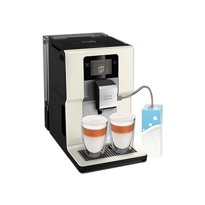 Krups Intuition Preference EA872A10 Helautomatisk kaffemaskin med bönor – Vit