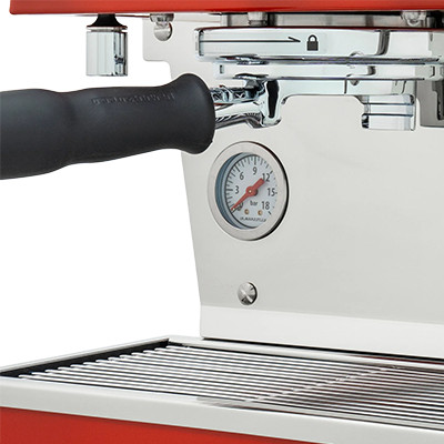 La Marzocco Mini Line pusiau automatinis kavos aparatas – raudonas