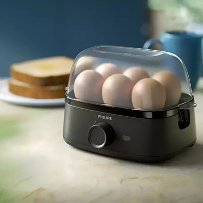 Philips 3000 Series Egg Cooker HD9137/90, 400W – Black