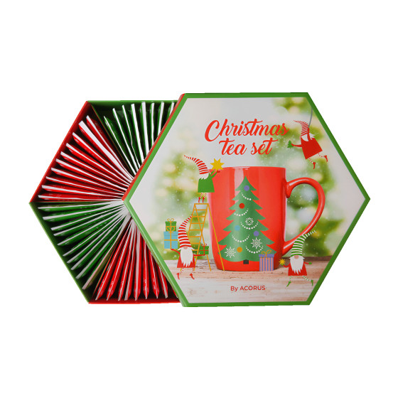 Weihnachtstee-Set Acorus, 60 Stk. (6 weihnachtliche Geschmacksrichtungen)