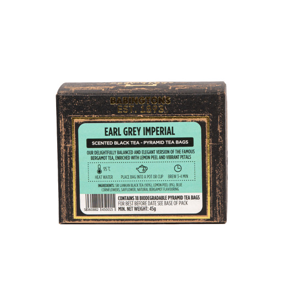 Black Tea Babingtons Earl Grey Imperial, 18 Pcs.