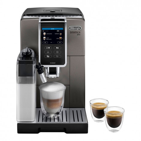 Ekspres ciśnieniowy DeLonghi Dinamica Plus ECAM 372.95.TB – szary