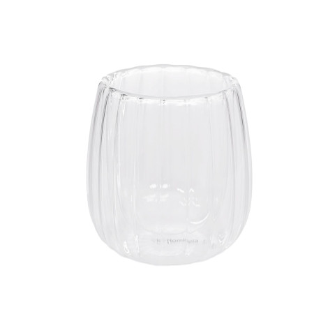 Szklanki z podwójnego szkła Homla CEMBRA GROOVE, 2 x 250 ml